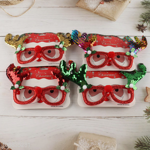 Factory price multicolor christmas <em>party</em> decorative glasses for sale