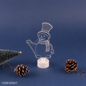Good quality snowman shaped tabletop christmas decorative lights