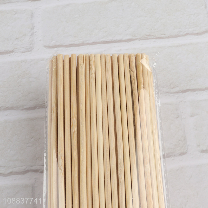 Hot selling 80pcs natural bamboo skewers for barbecue grilling