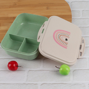 Hot selling 3-compartment plastic bento lunch box <em>meal</em> prep container