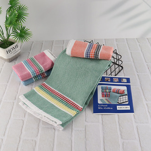 Hot items multicolor cotton kitchen towel cleaning cloth