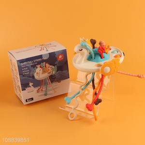 Online wholesale baby pull string toy baby infant montessori <em>toys</em>