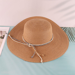 High quality womens straw hat sun protection sun hat