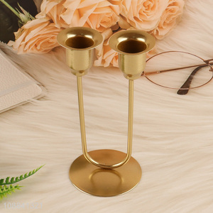 Good quality U shape metal candle holder for tape candles