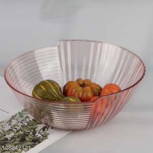 Top selling plastic home fruits plate snack plate wholesale