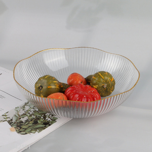 Best selling transparent home fruits plate fruits tray wholesale