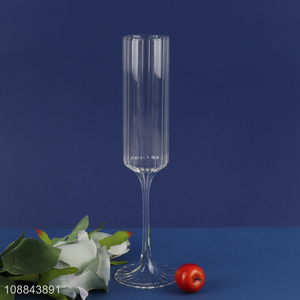 Best sale clear glass champagne glasses wine glasses for bar