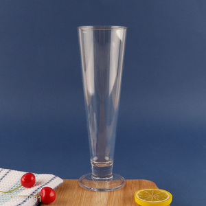 Hot Selling Clear Footed Acrylic Juice Glasses for <em>Party</em>