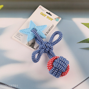 Hot items cotton rope pet chew <em>toys</em> teething <em>toys</em>