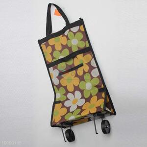 Hot Sale Foral Foldable Oxford Shopping Bag/Shopping Cart
