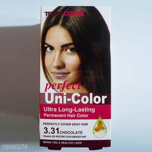 Perfect Uni-color Permanent Hair Dye/Hair Color Cream Chocolate