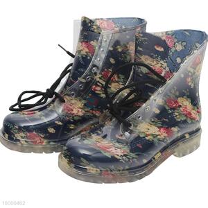 Floral Rainshoes/ PVC Overshoes/Martin Boots