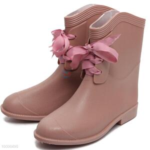 Pink Waterproof Rainshoes Rubber Overshoes/Rubber Boots