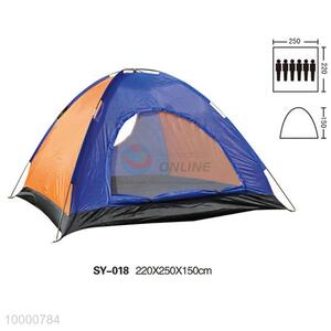 220*250*150cm 1 Door Single Layer Tent For 6 Person