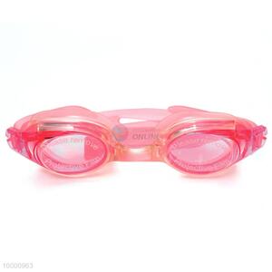 Pink Waterproof Anti-fog Swimming Goggles