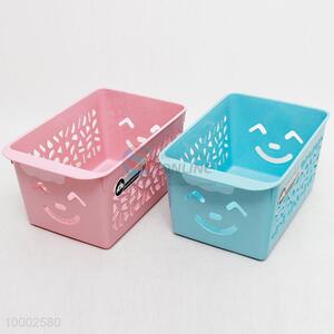 Smile face <em>storage</em> basket