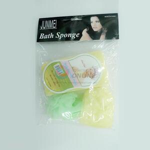 Bath Sponge Set (Bath Spong Bath Mesh Flower Shower Cap)