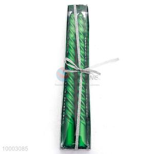 2pc Christmas screw thread candles