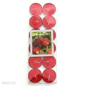 Red 12pc tea light candles