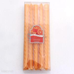 10pc orange real wax candles