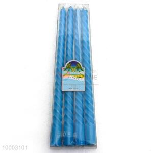4PC blue screw thread candles
