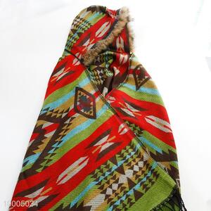 Wholesale Blue/Red Rose Sunflower Scarf