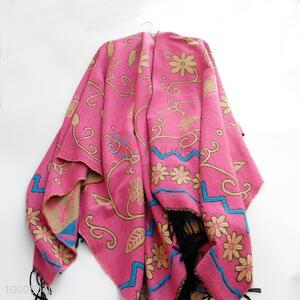 Dark Blue/Yellow/Violet/Coffee/Red/ Jacquard Weave Cloak/Scarf