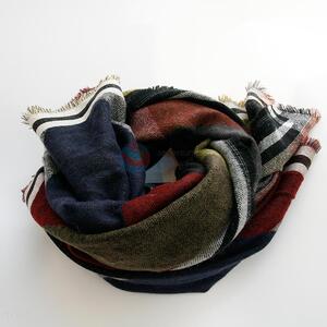 High Quality Warm Colorful Square Scarf