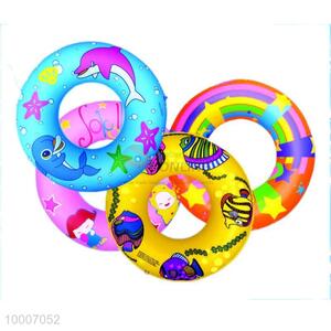 Wholesale Colorful Cute Cartoon <em>Inflatable</em> Transparent Swimming <em>Ring</em> For Kids