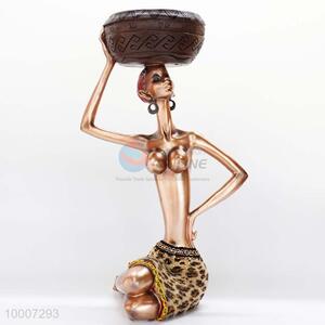 Hot Sale African Woman Sitting With Pot On Her Head Ornament