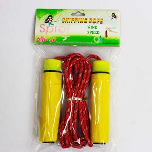 Wholesale Yellow Handle Cotton Glue Skipping Rope