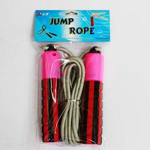 Single Color Cotton Glue Skipping Rope With Cotton Handle