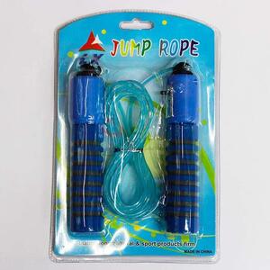 Competive Price Tranparent Skipping Rope With Cotton Handle