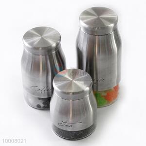 Wholesale High Quality 3PCS Stainless Steel Seal Pot/Bottle