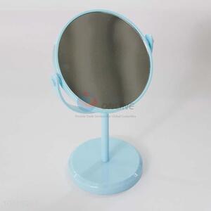 Sky Blue Plastic Double-sided Standing Mirror