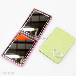 Competitive Price PU Cover Double Sides Cosmetic Mirror
