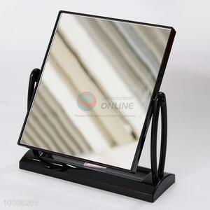 Durable Black Double-Sided Standing Cosmetic Mirror