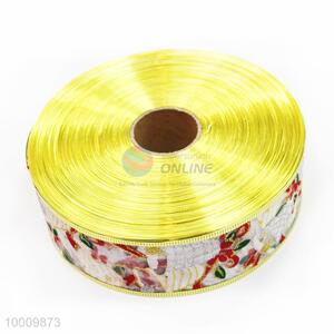 Wholesale White Pearl Yarn Ribbon With Tiny Fruit Pattern