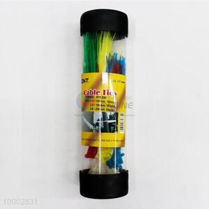 100pcs Nylon Cable Ties With Plastic Canister