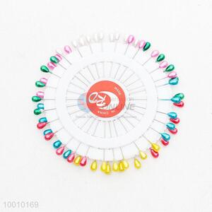 Wholesale 11.3cm Pearl Colors Plastic Head Pin/Needlework