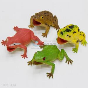 1pc PVC frog <em>toy</em> with 4 colors to choose