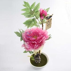 Wholesale Artificial Bonsai of Peony Flower Home Decoration