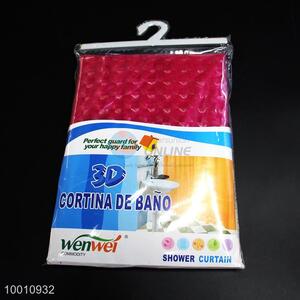 Wholesale High Quality Red Shower Curtain