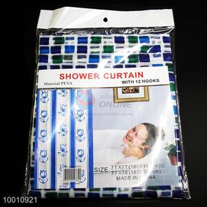 Wholesale Hot Selling Black&Green Shower Curtain