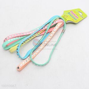 New Style Long Elastic <em>Hair</em> Bands with Metal Heart
