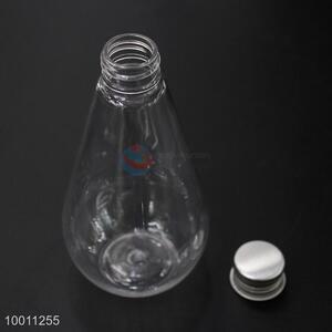 Cone cosmetic bottle with aluminium cap