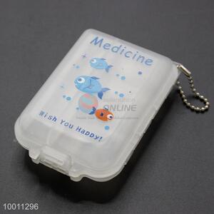 2 layer portable pill tablet box