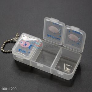 Cute 3 grid pill box for promotion