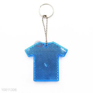 Wholesale T-shirt Shaped Acrylic Reflective Key Chain