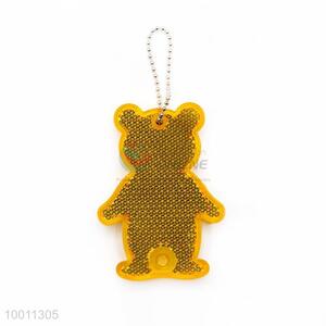 Wholesale Bear Shaped Acrylic  Reflective Key Chain